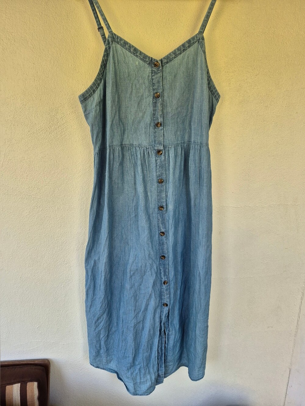 100% Cotton Denim Dress By Nordstrom Rack Size Large *Damaged